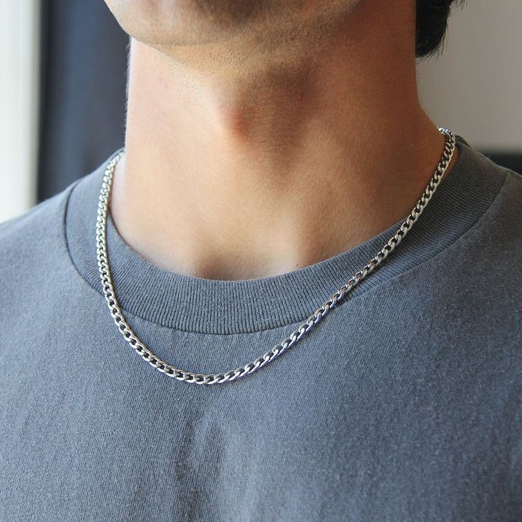 MEN SILVER CHAINS
