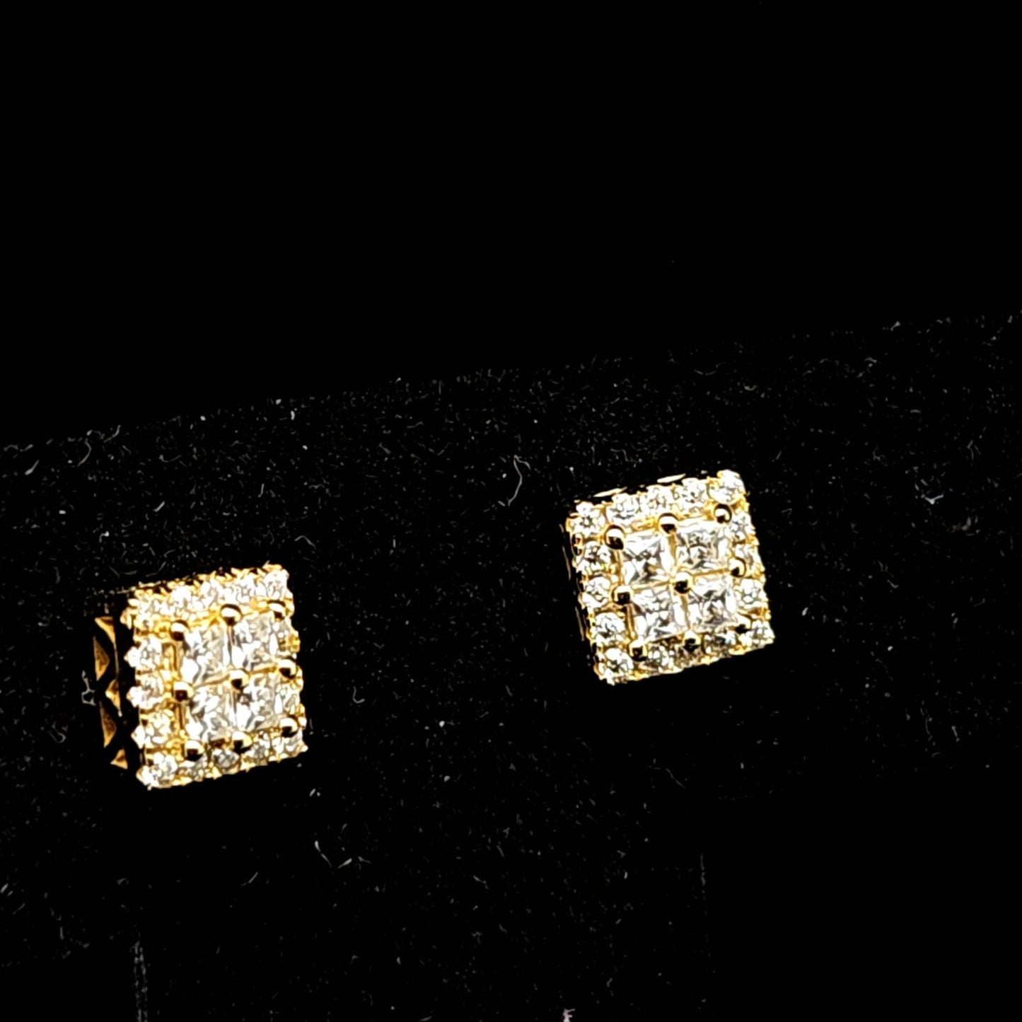 SILVER SQUARE EARRINGS