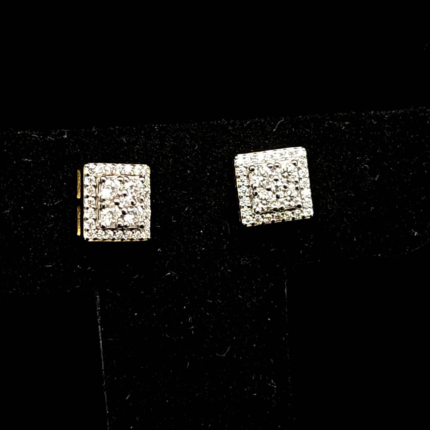SILVER STUD EARRINGS