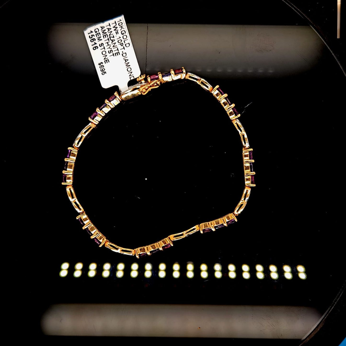 TANZANITE & AAMETHYST BRACELET