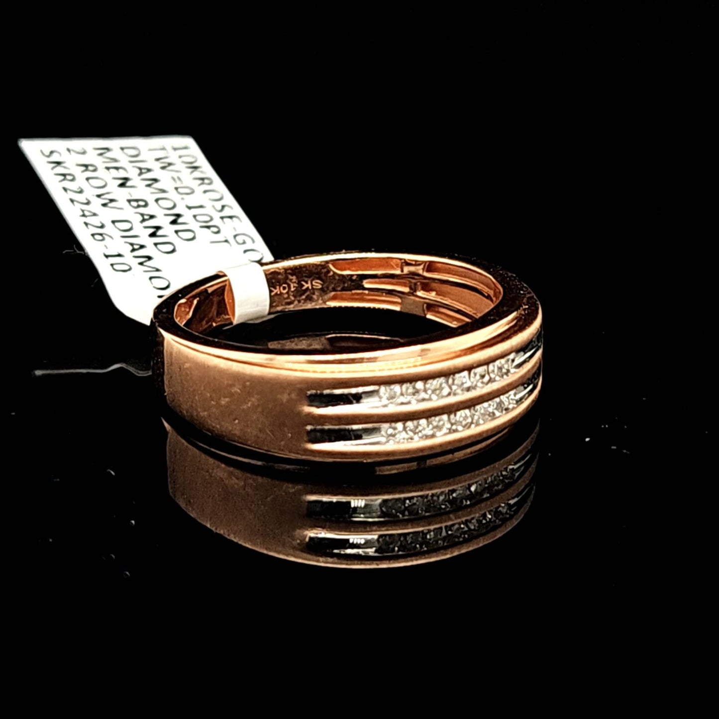 2 ROW DIAMOND RING