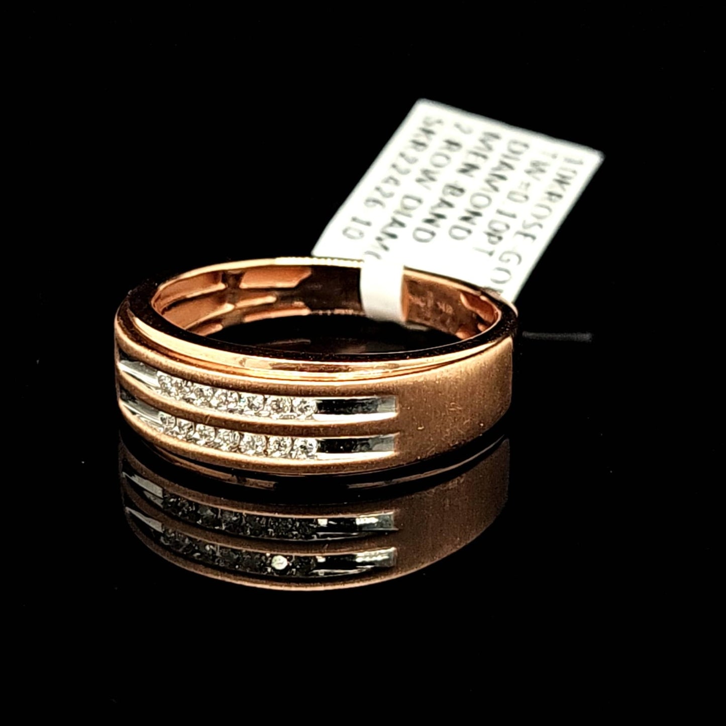 2 ROW DIAMOND RING
