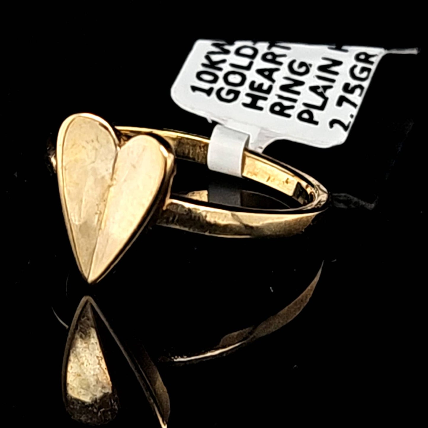 PLAIN HEART RING