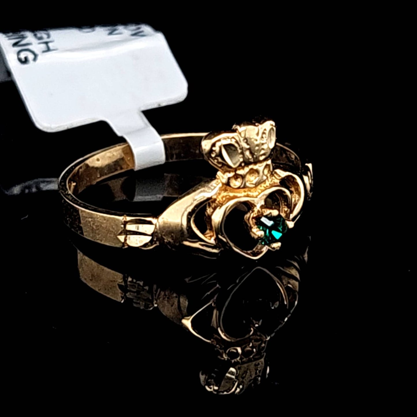 EMERALD HEART RING