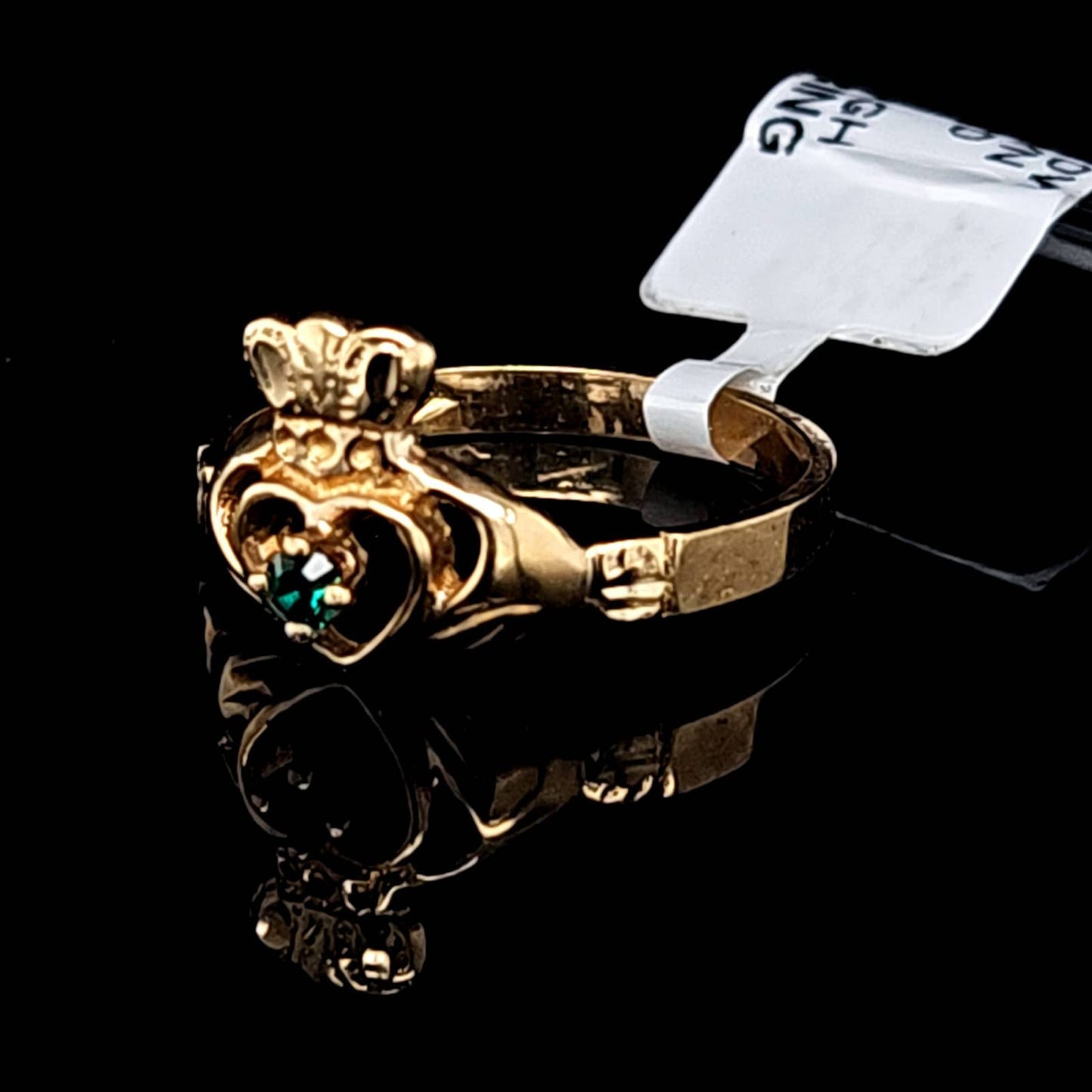 EMERALD HEART RING