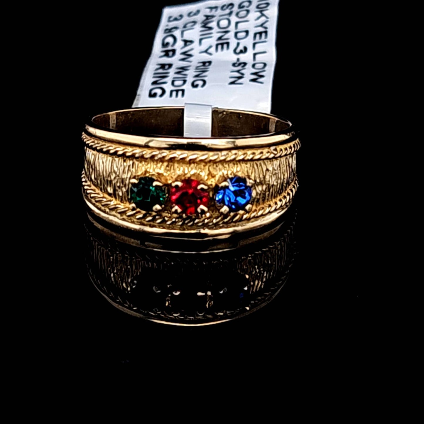 FAMILY COLOR STONE RING