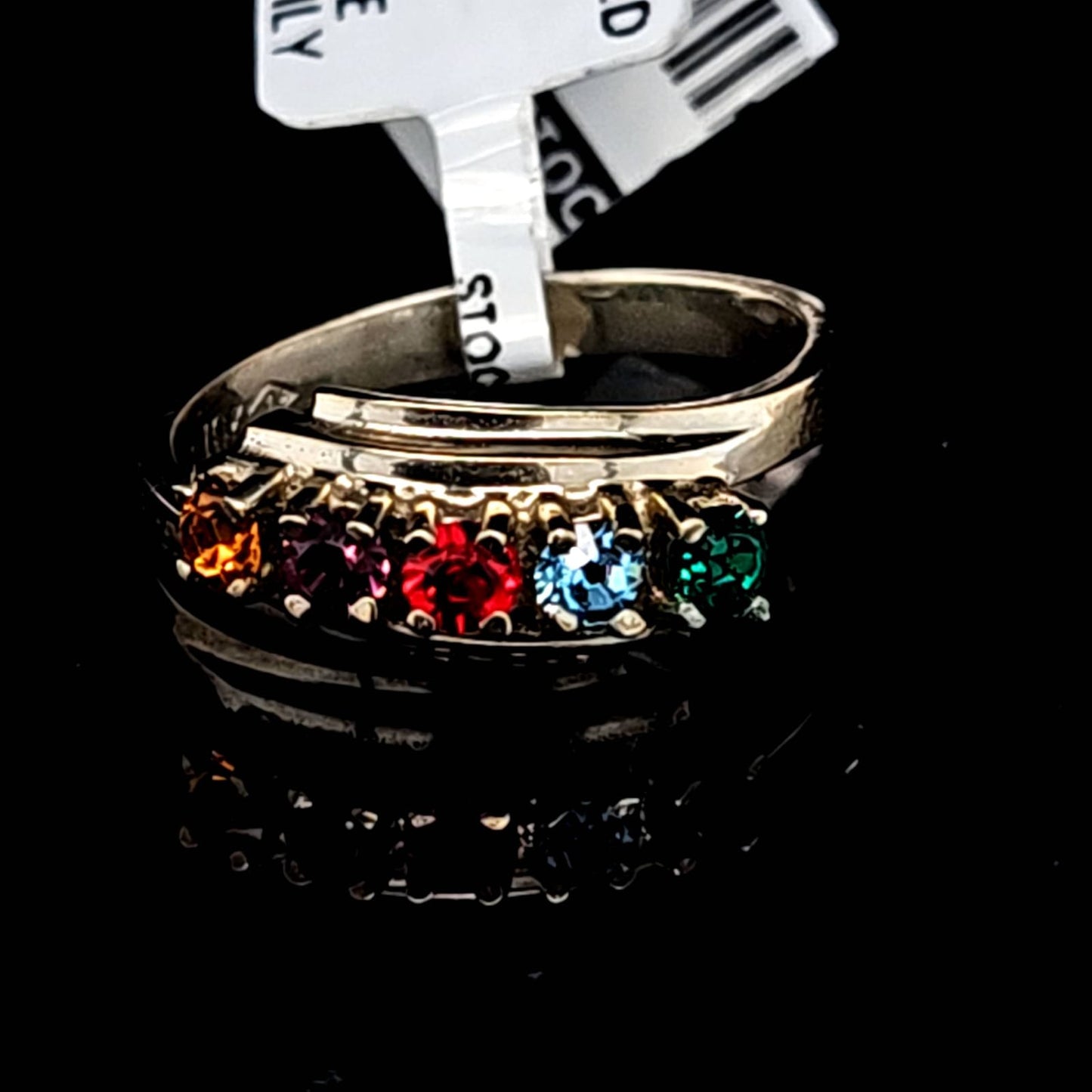 5 COLOR STONE RING