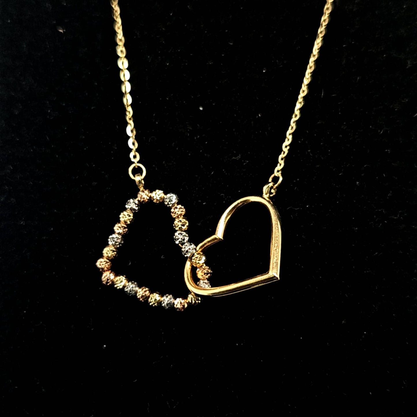 2 HEART NECKLACE
