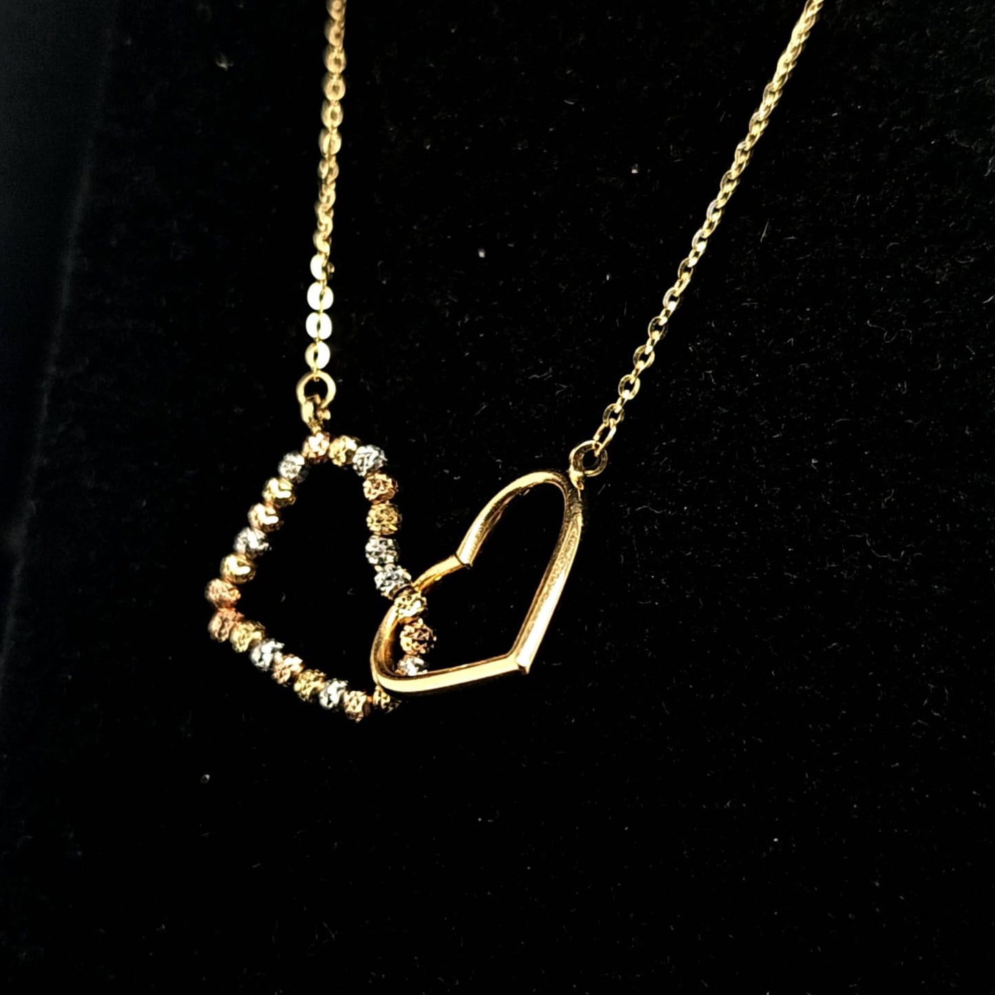 2 HEART NECKLACE