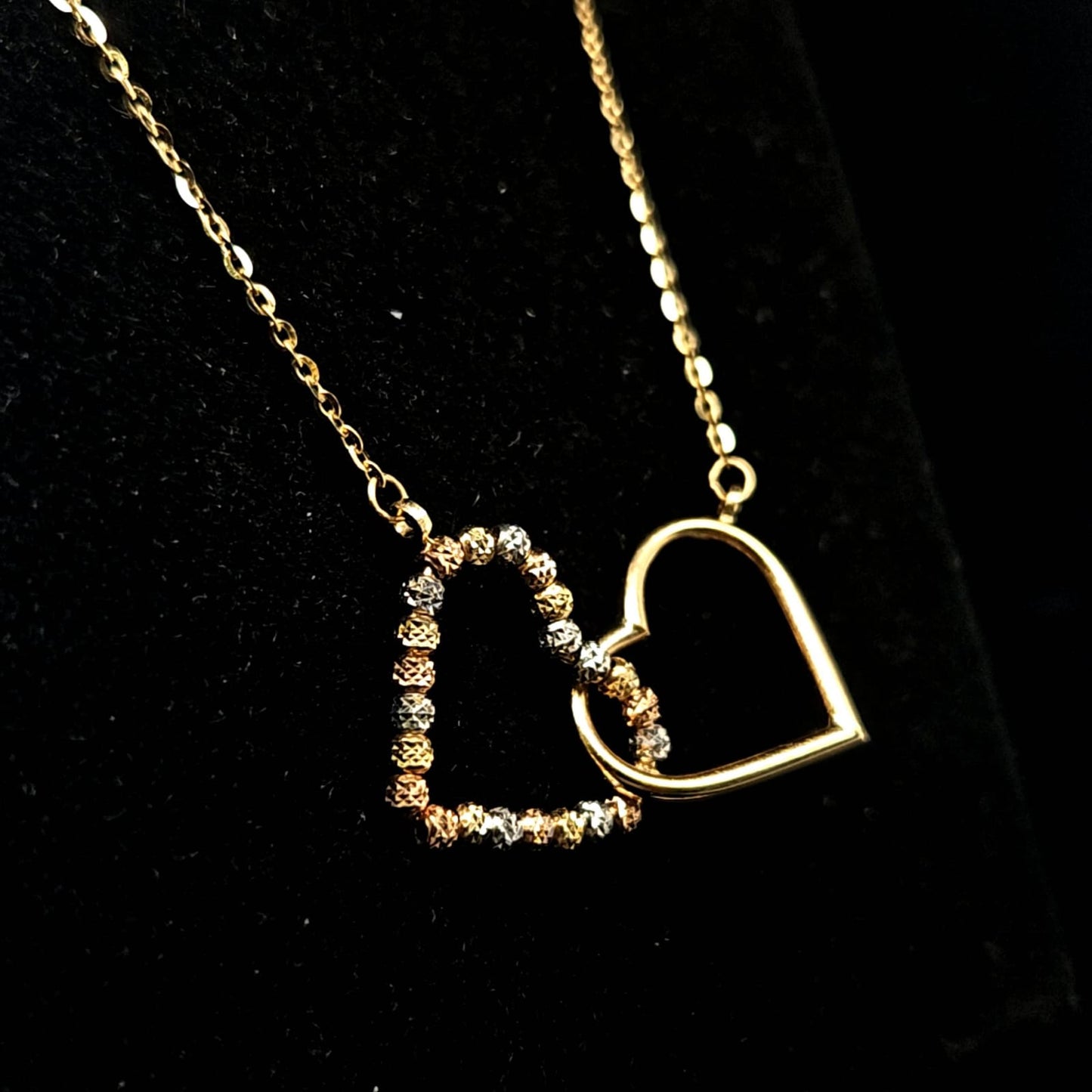 2 HEART NECKLACE