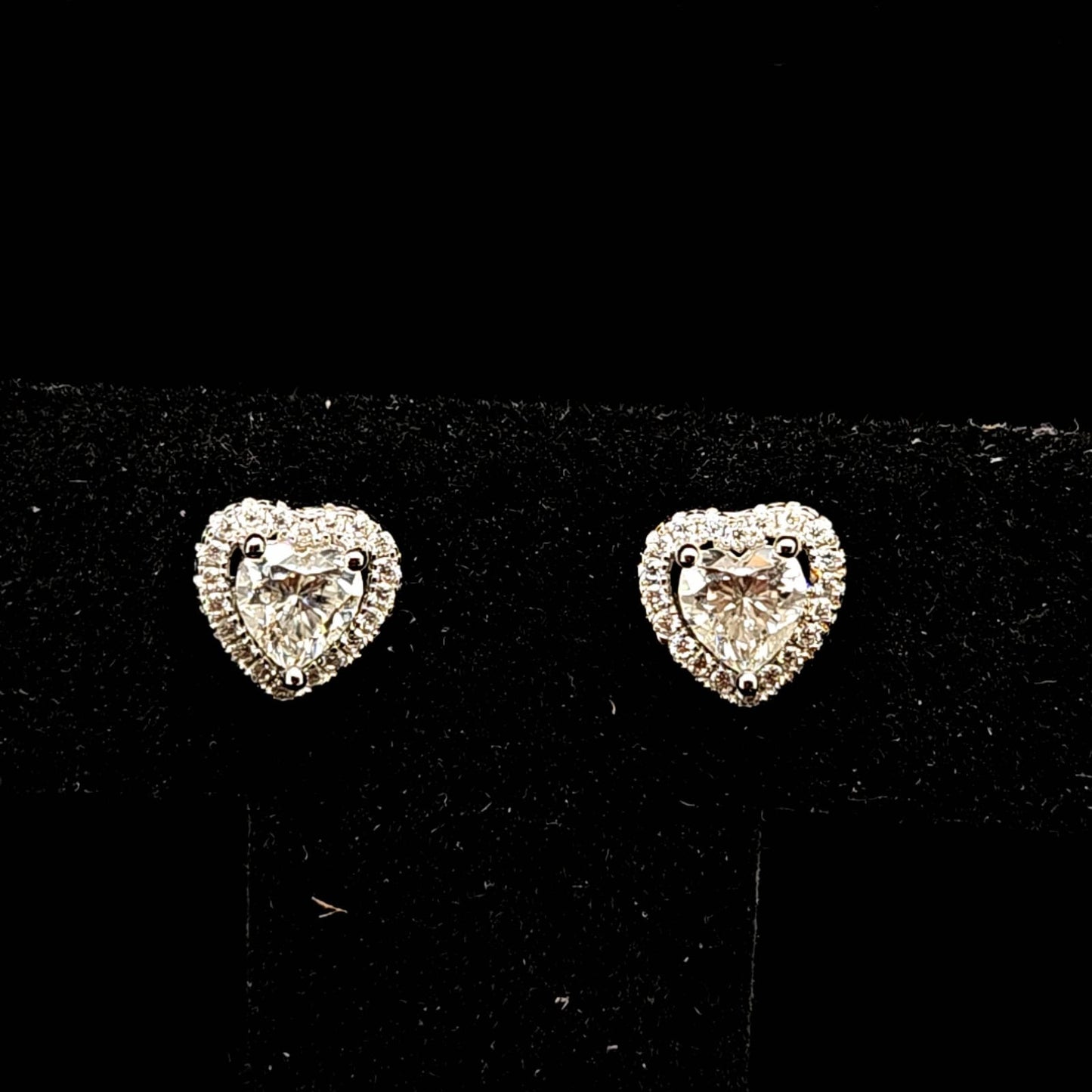 SILVER HEART EARRING