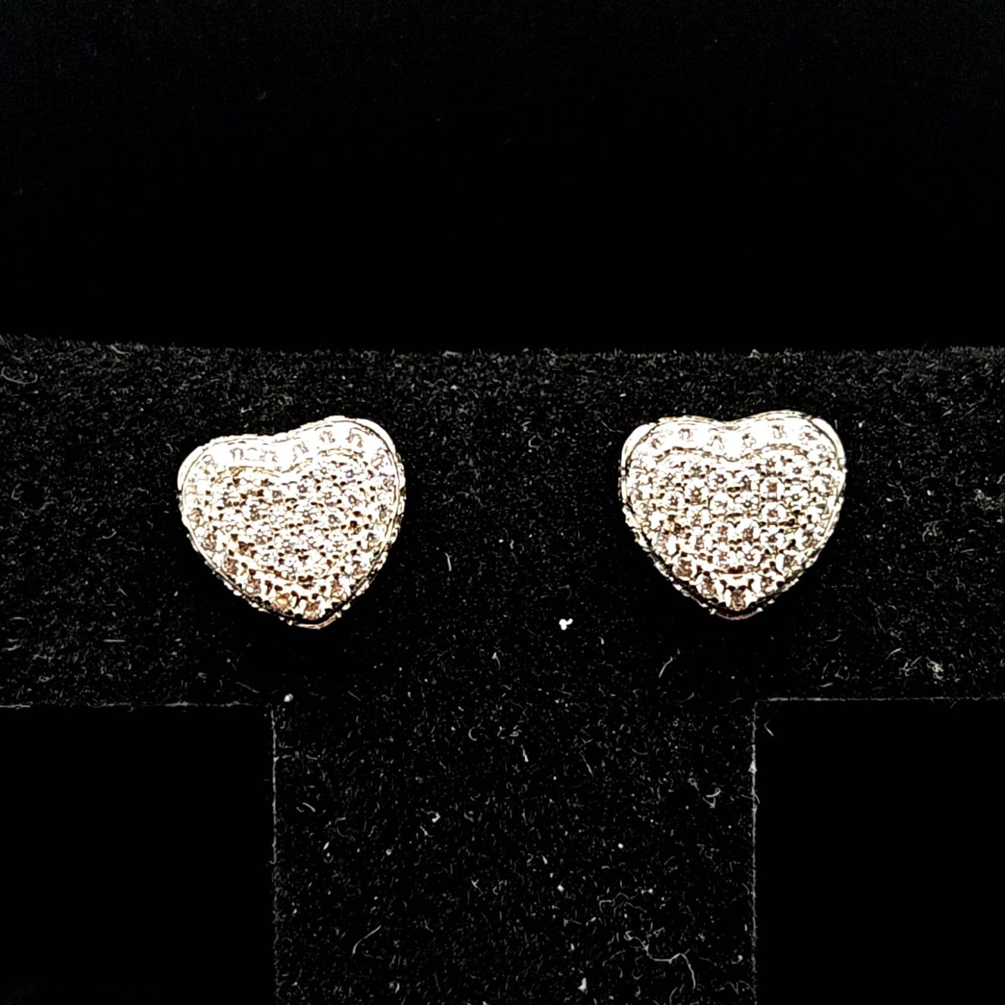 HEART CZ EARRING