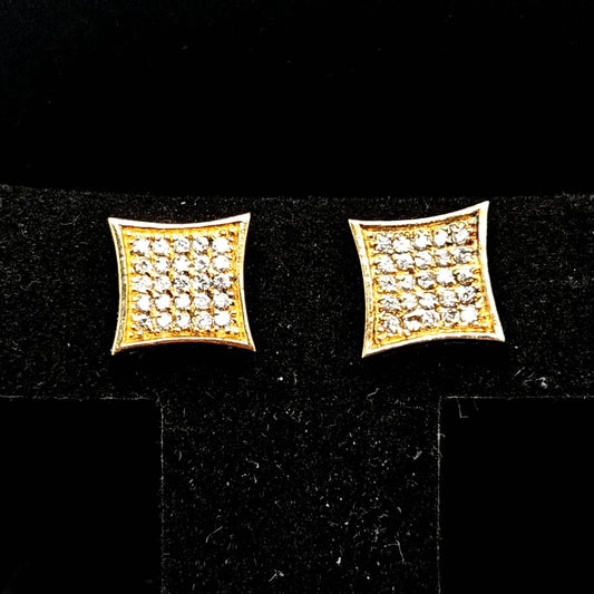 CZ SQUARE EARRING