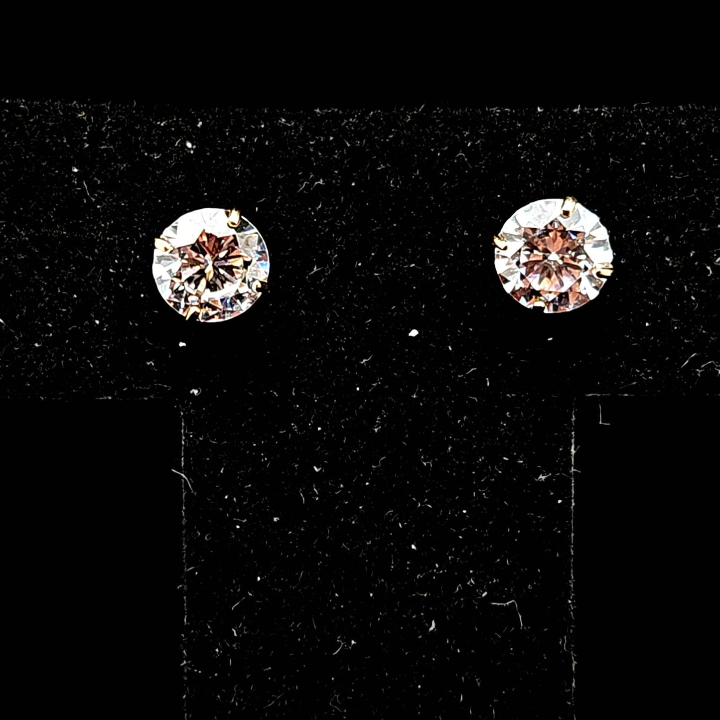 CZ STUD EARRING