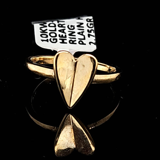 PLAIN HEART RING