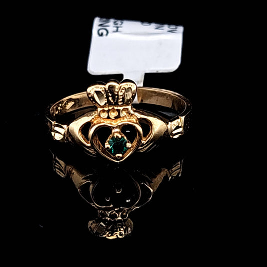 EMERALD HEART RING