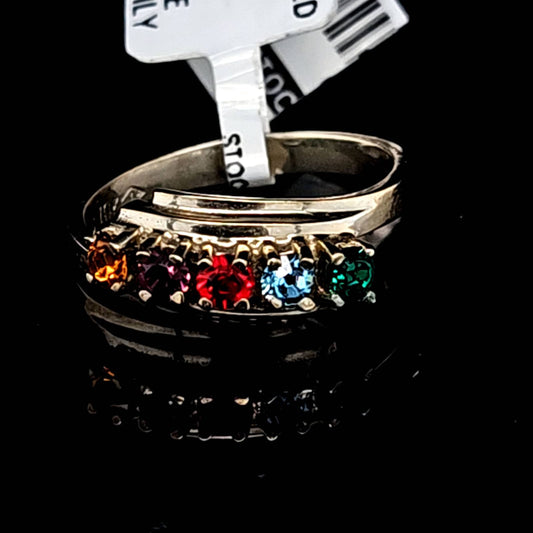 5 COLOR STONE RING