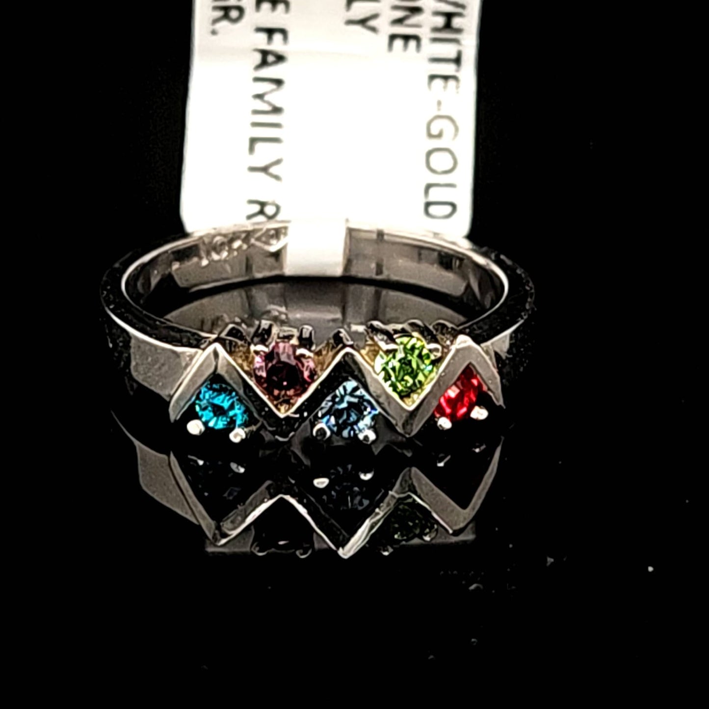 5 COLOR STONE RING