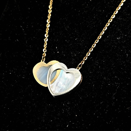 MOP HEART NECKLACE