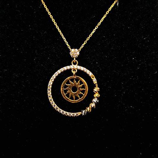 SUN BALL NECKLACE