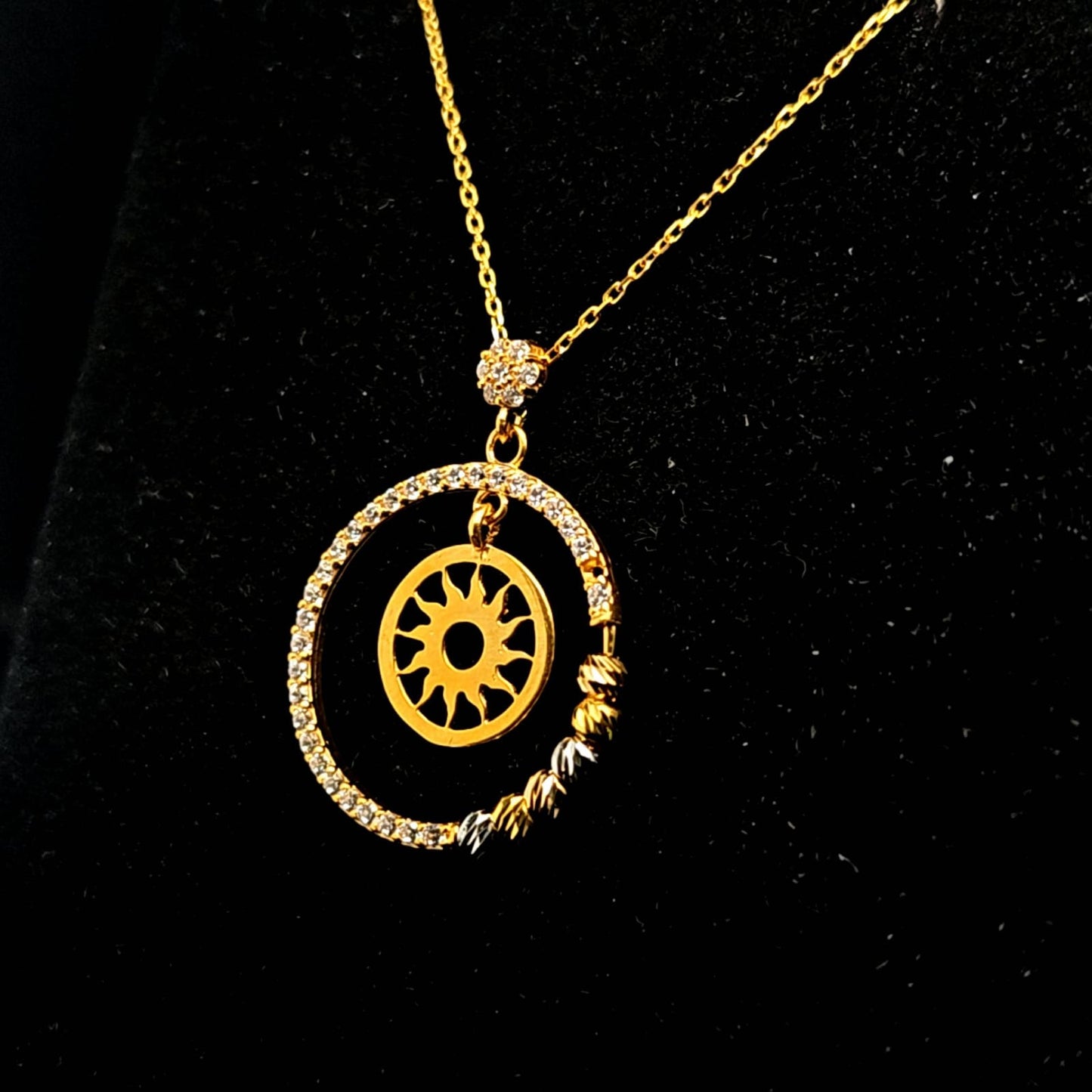 SUN BALL NECKLACE