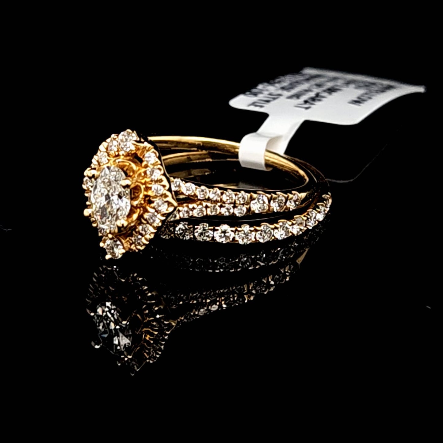 CLUSTER MARQUISE RING