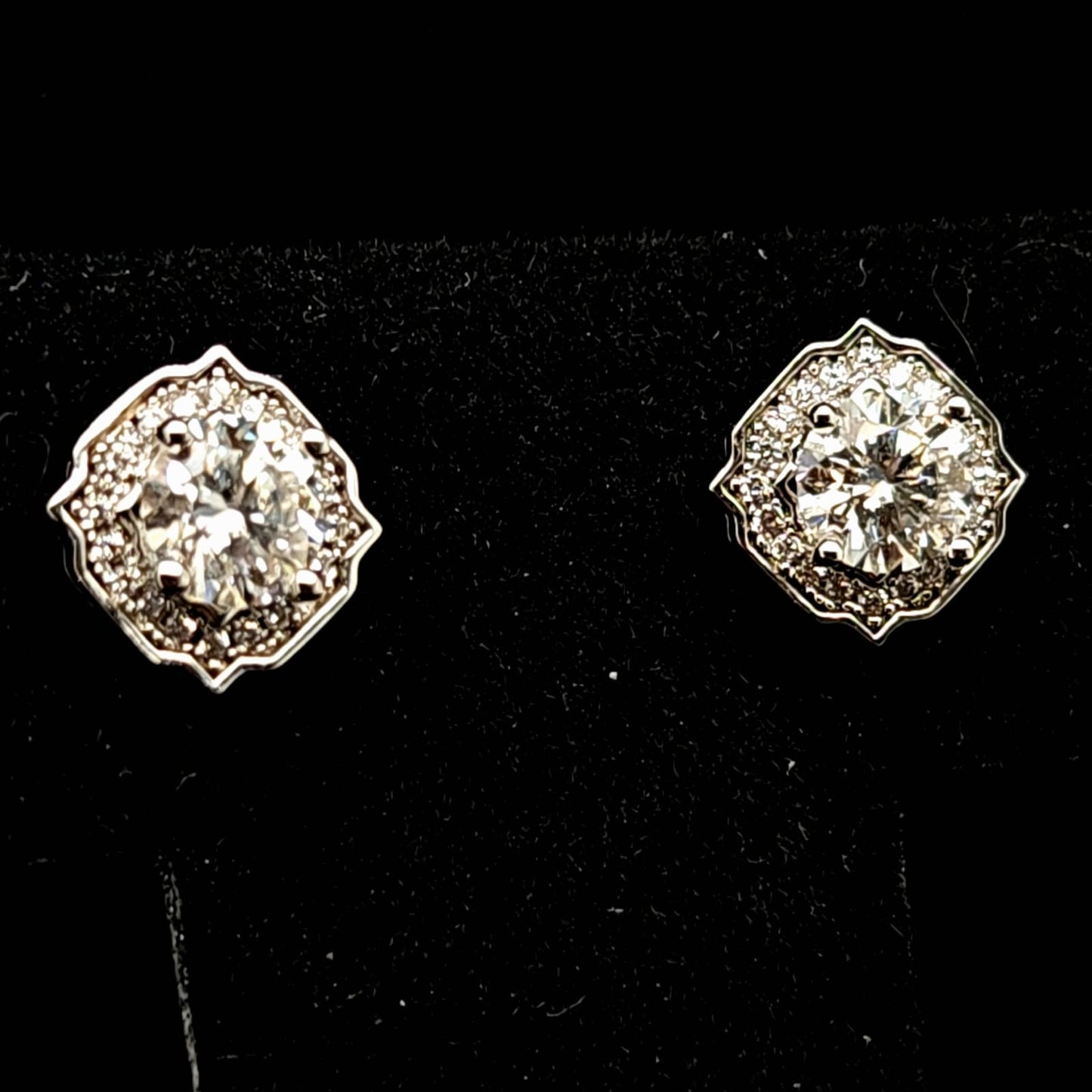 SILVER STUD EARRINGS