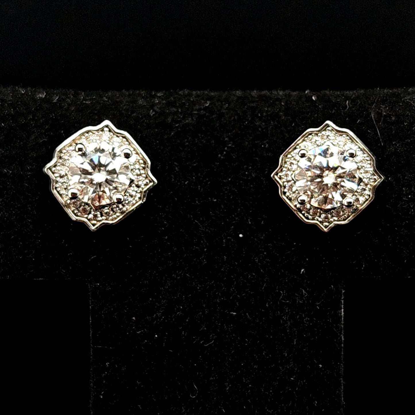 SILVER STUD EARRINGS