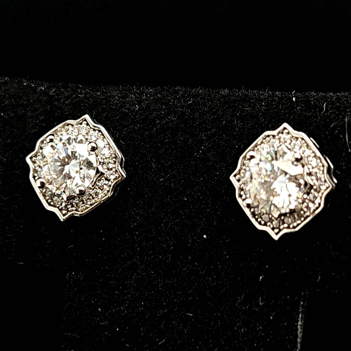 SILVER STUD EARRINGS